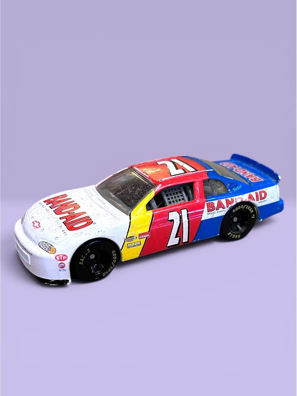 Hot Wheels 1996 Michael Waltrip #21 Band Aid Diecast Car